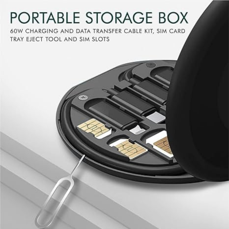 All-in-One 60W USB Fast Charging Travel Data Cable Set