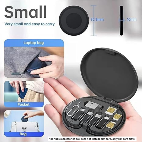 All-in-One 60W USB Fast Charging Travel Data Cable Set