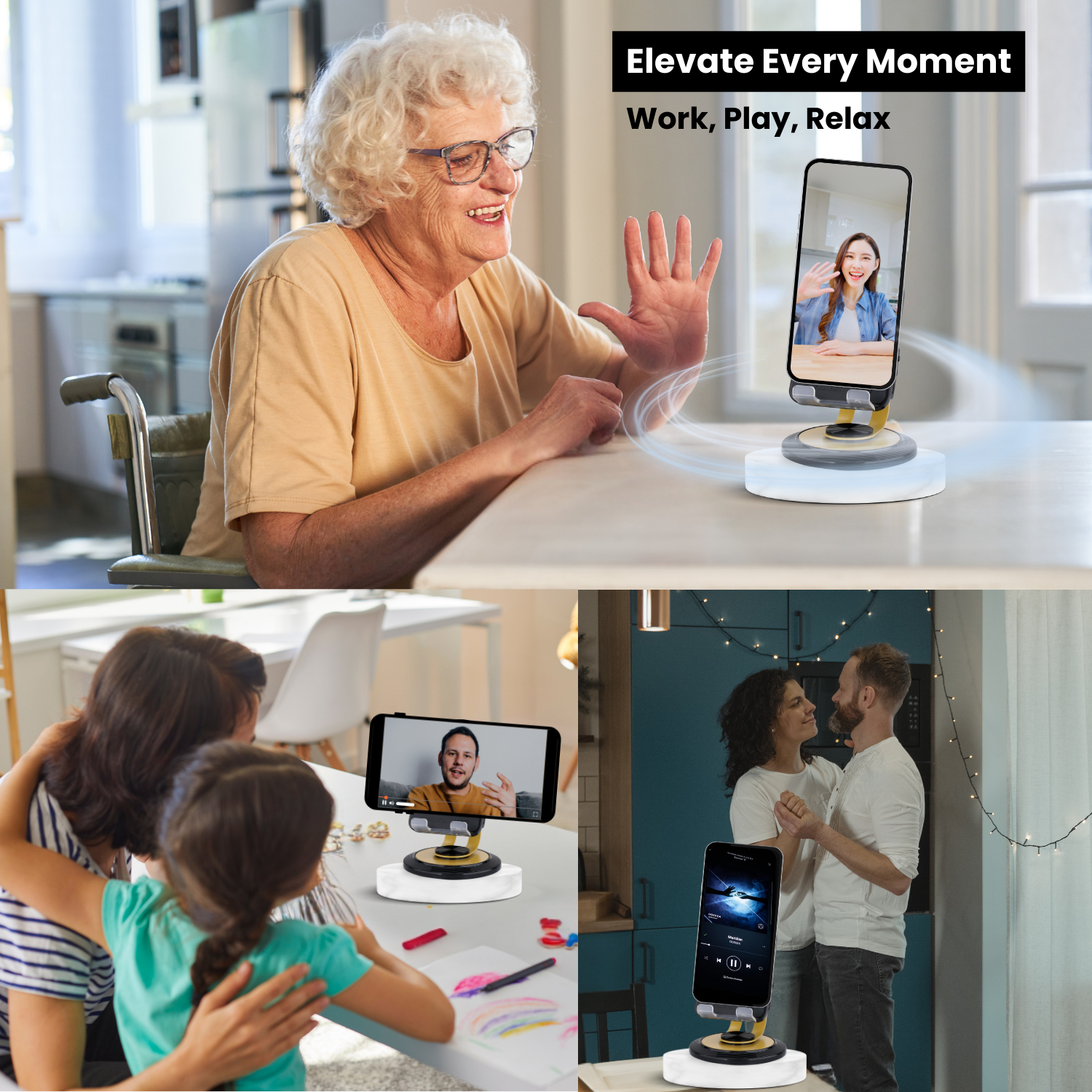 Remaxx Echo Multi-Functional Induction HIFI Speaker with Phone holder