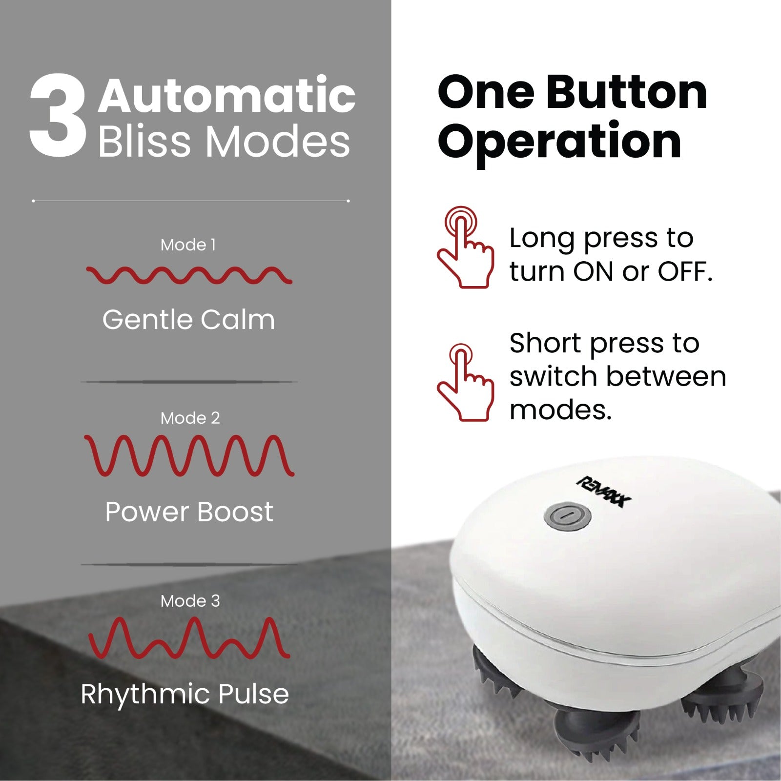 REMAXX Bliss Smart Scalp Massager