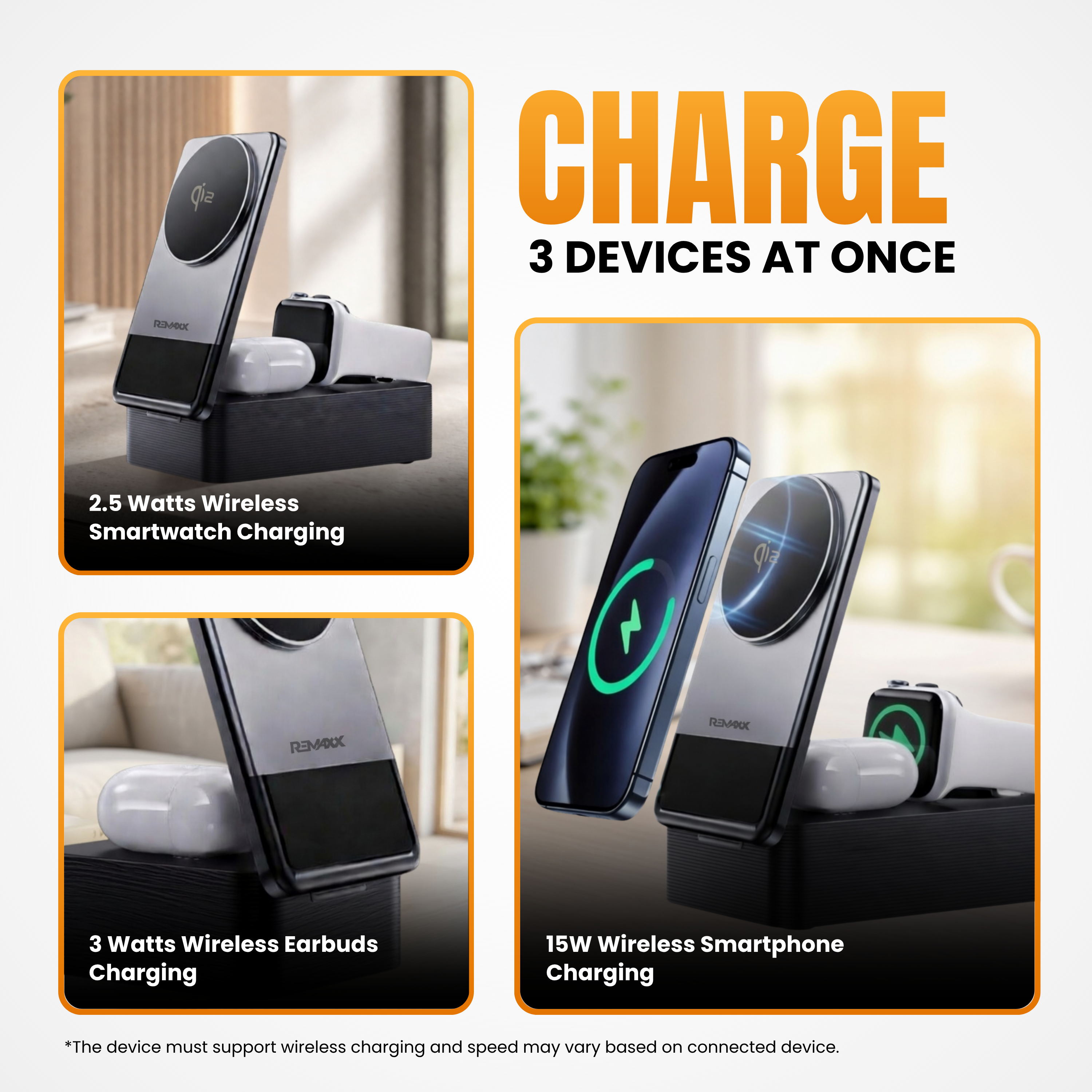 Remaxx Magtrix 20 - 3-in-1 Wireless Power Bank 20000mAh