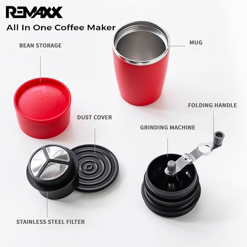 REMAXX All in one Portable Manual Coffee Maker