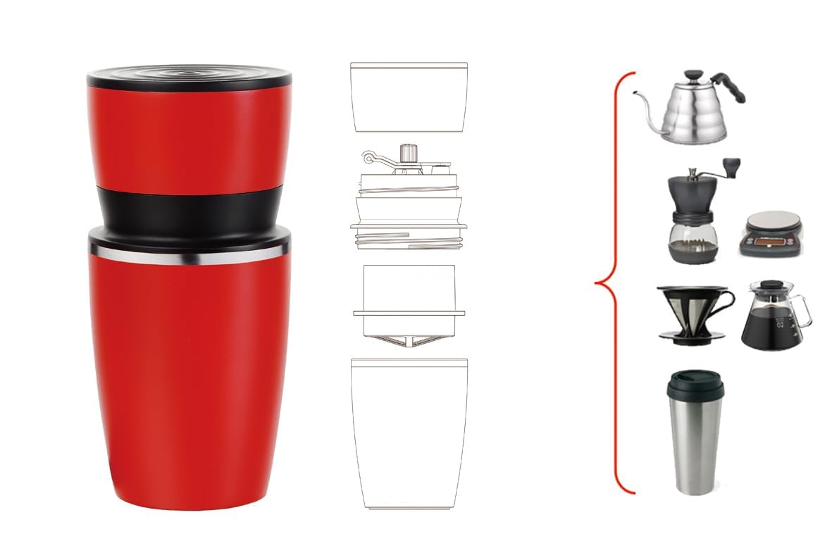 REMAXX All in one Portable Manual Coffee Maker