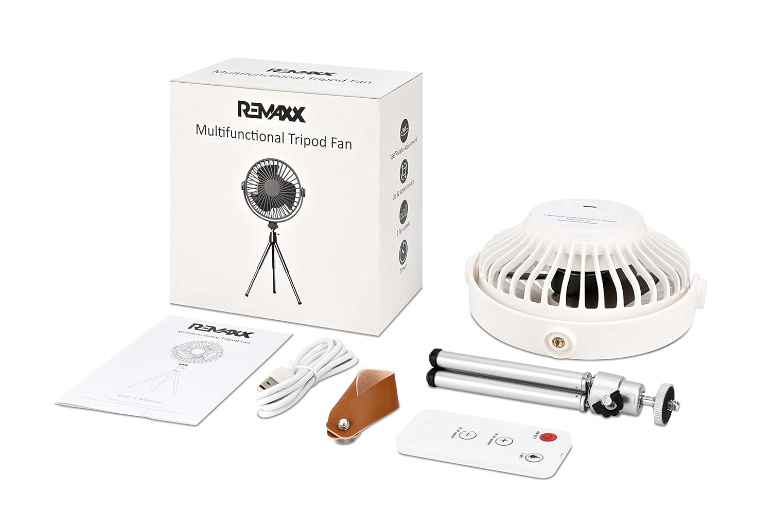 REMAXX 2 in 1 Portable Table Fan (tripod fan)