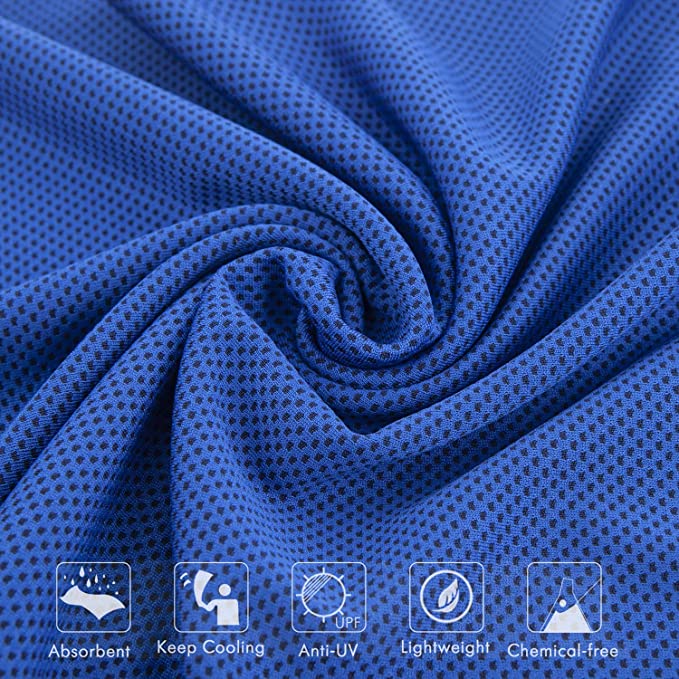 REMAXX Microfiber Instant Cooling Towel (Light Blue)