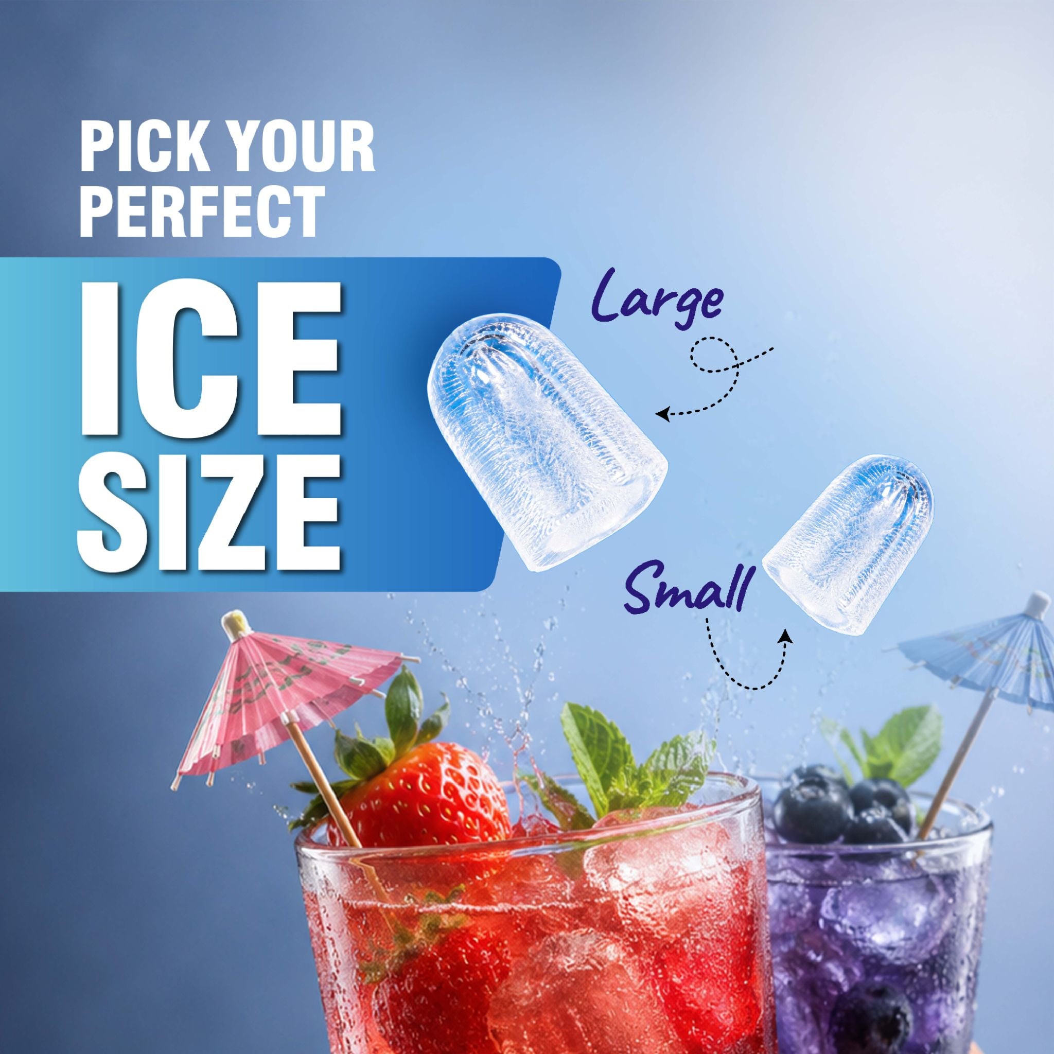 REMAXX ICEMATE Portable Ice Maker | 12kg Ice in 24 Hours | 6-9 Bullet Ice Cubes in 6-10 Minutes | Self-Cleaning | Adjustable Ice Sizes | 1.2L Water Tank | For Home, Office & Parties