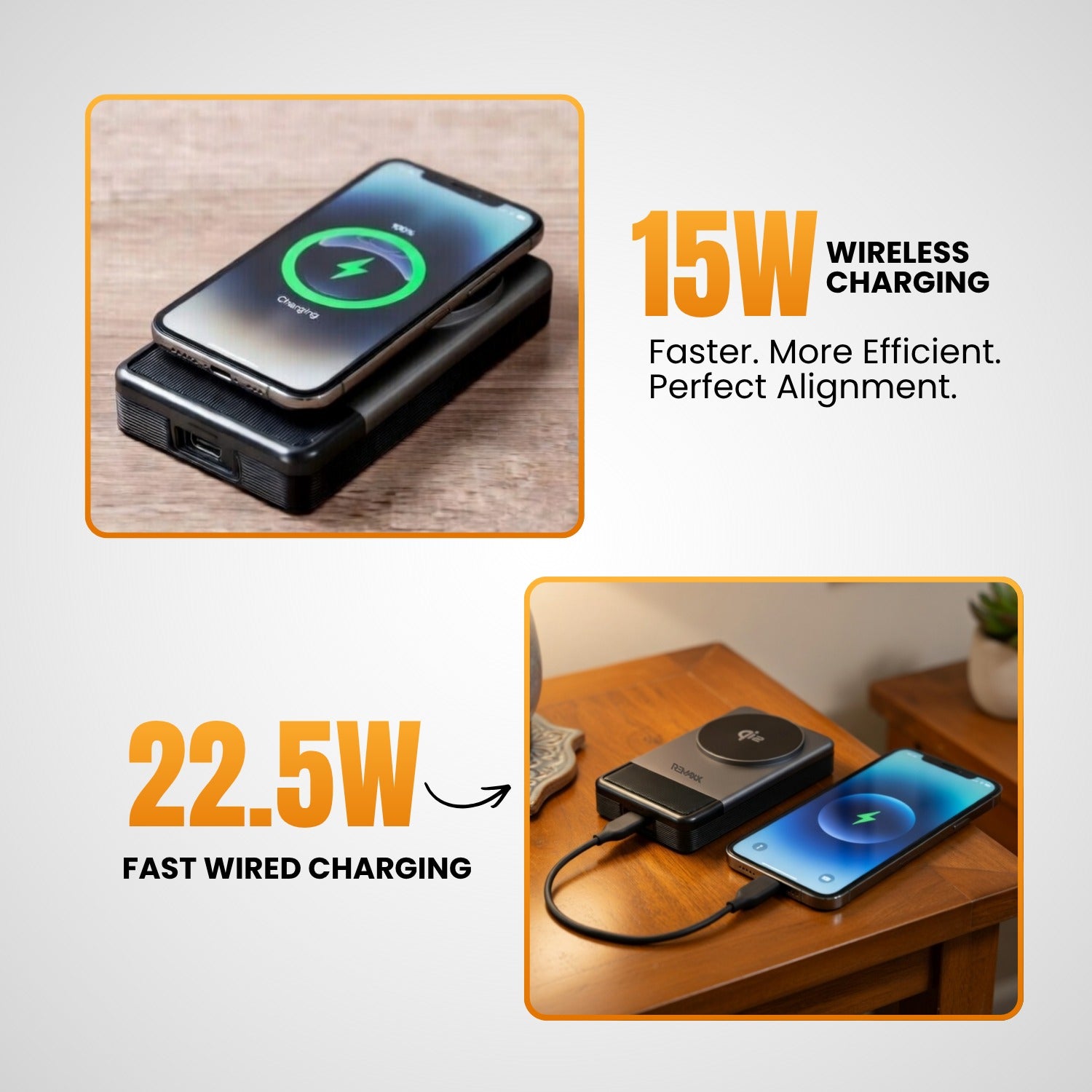 Remaxx Magtrix 10 - 3-in-1 Wireless Power Bank 10000mAh